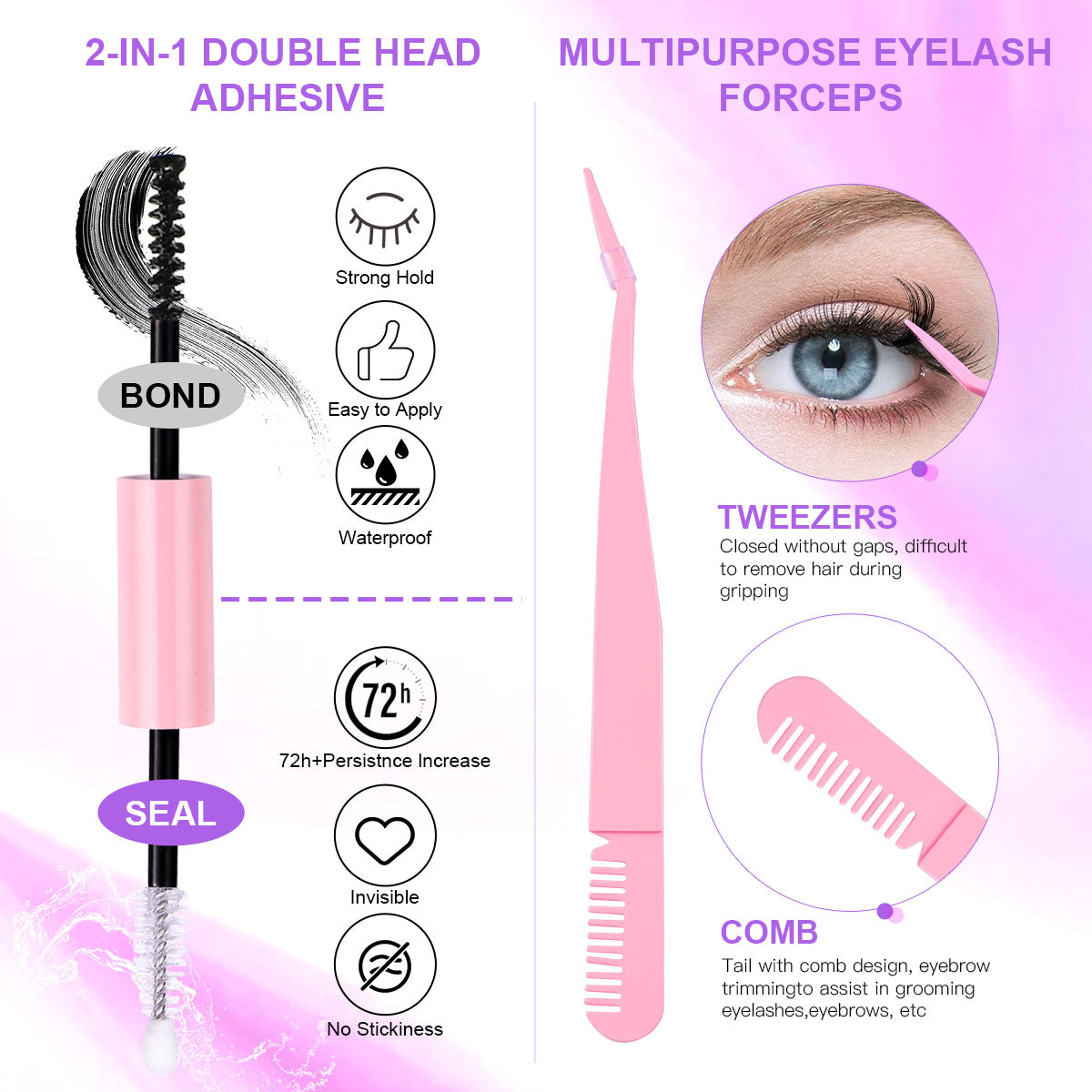 DIY Lash Clusters Kit – Salon Look at Home (12 Rows / 150 Pcs)