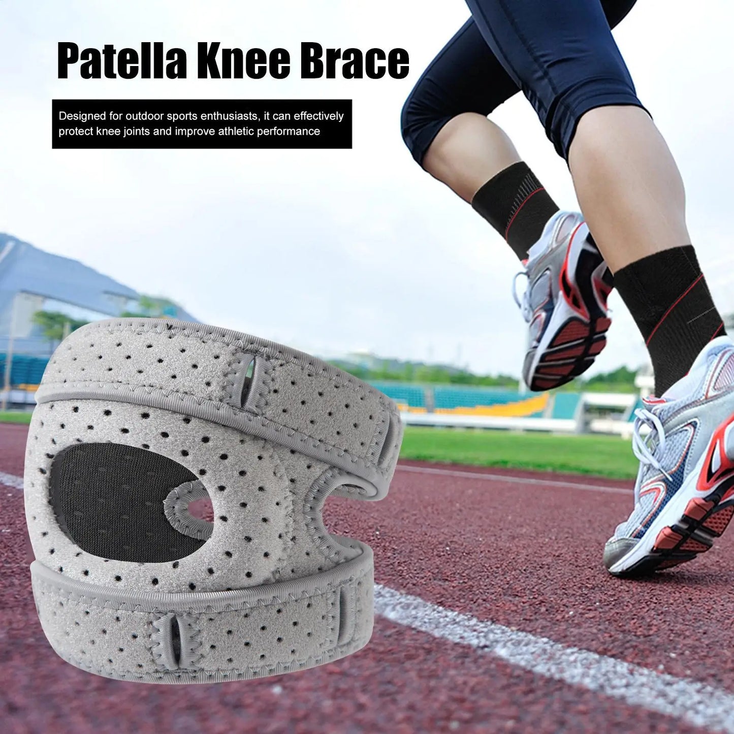 ✅ Patella Knee Strap – Pain Relief & Support for Running, Tendonitis, & Sports Injuries