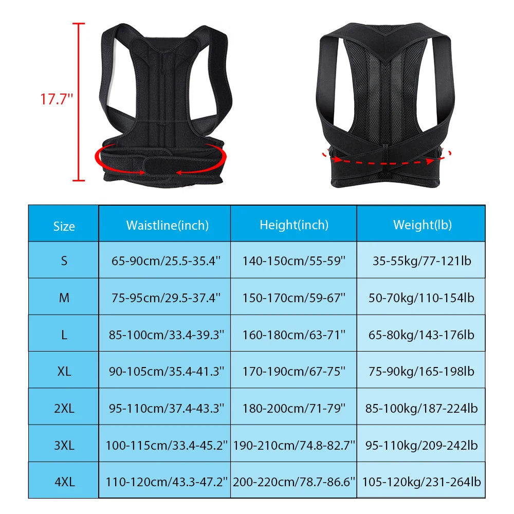 Back Posture Corrector – Relieve Pain, Straighten Up, Feel Confident!